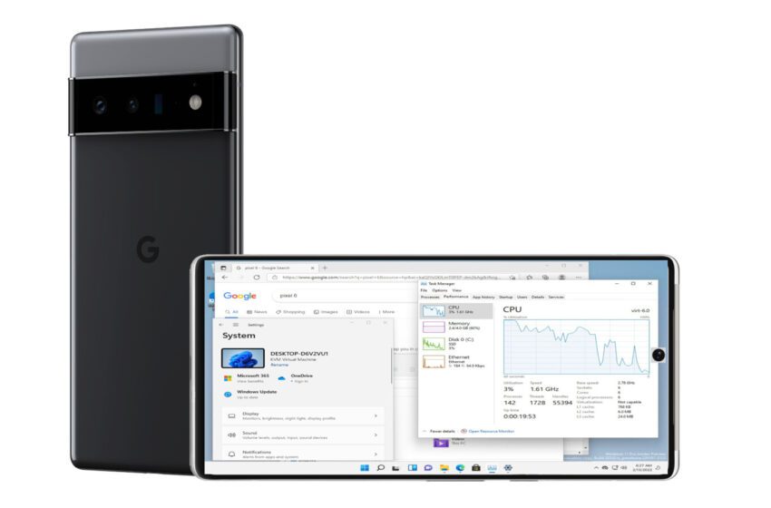  Si tienes un móvil con Android 13, ya puedes instalar una máquina virtual con Windows 11 en él