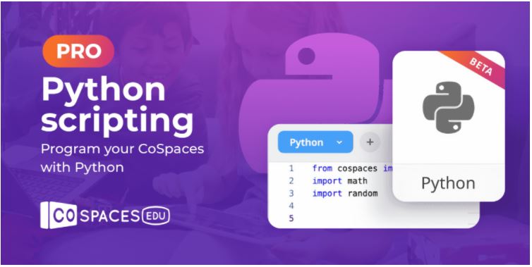  Ahora CoSpaces Edu permite programar con Python